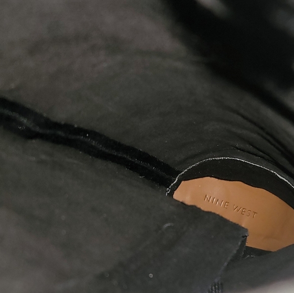 Nine west gorgeous black boots over the knee sz 7.5M - Picture 5 of 8